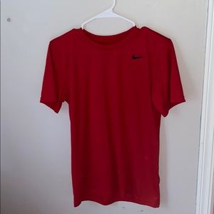 red nike shirt